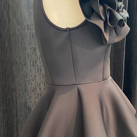 Black Peplum Top - Picture 5 of 8